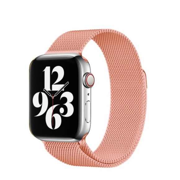 Apple Accessories - NEW BAND PINK Milanese Stainless For Apple Watch